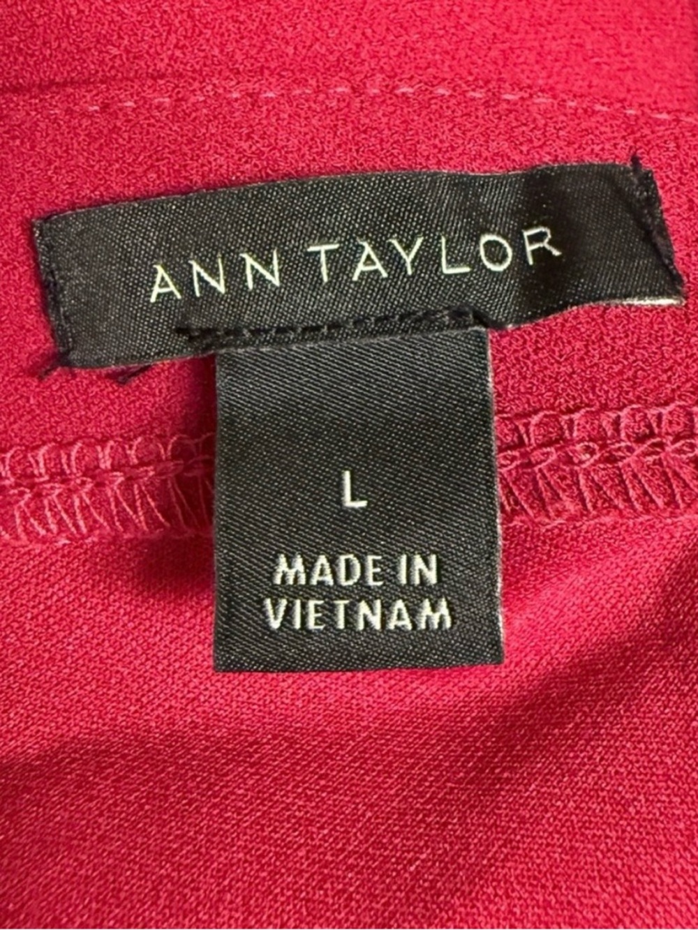 Ann Taylor Raspberry Red Top - Picture 5 of 9